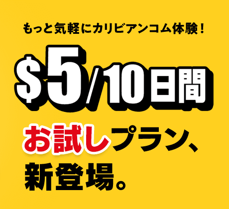 カリビアンコム10日間お試しプラン
